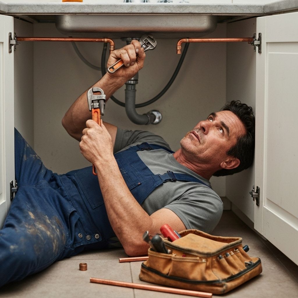 Emergency leak repair in progress